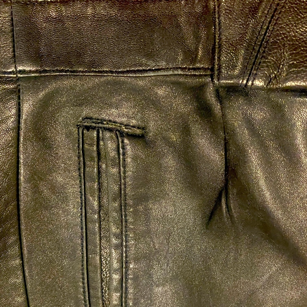 Vintage Saxony leather pants